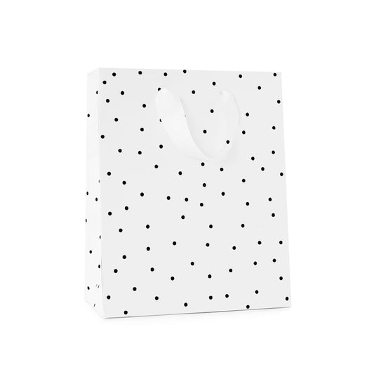 Black Scatter Dot Gift Bag